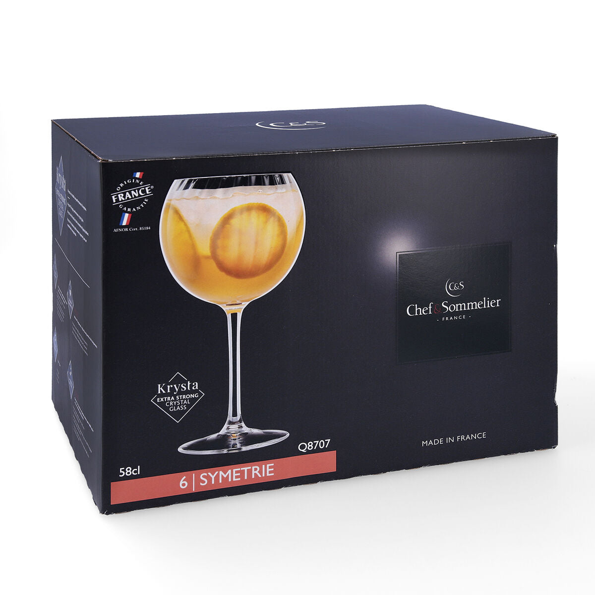 Gin Tonic-Gläsersatz Chef & Sommelier Symetrie 580 ml (6 Stück)