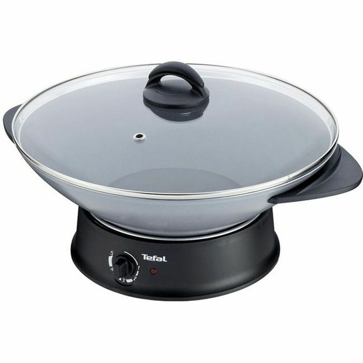 Tefal Elektrische Wok Pfanne - 1200 W Silber