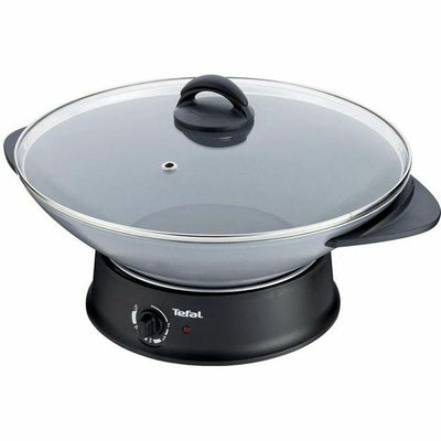 Tefal Elektrische Wok Pfanne - 1200 W Silber