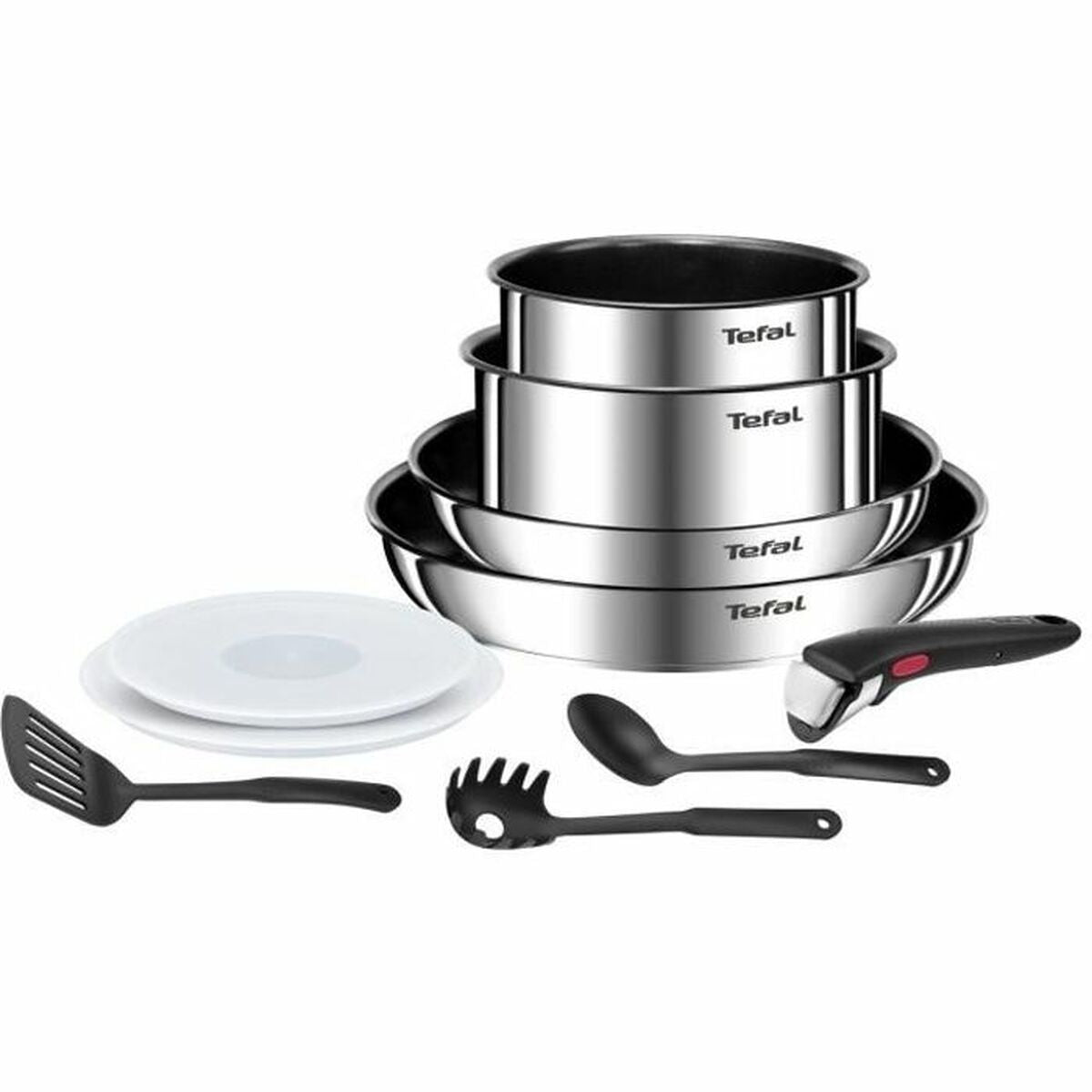 Tefal Pfannenset Emotion L897AS Edelstahl