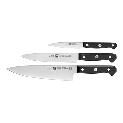 Messerset Zwilling 36130-003-0 Schwarz Kunststoff Geschmiedeter Stahl 20 cm 16 cm 10 cm (3 Stück)