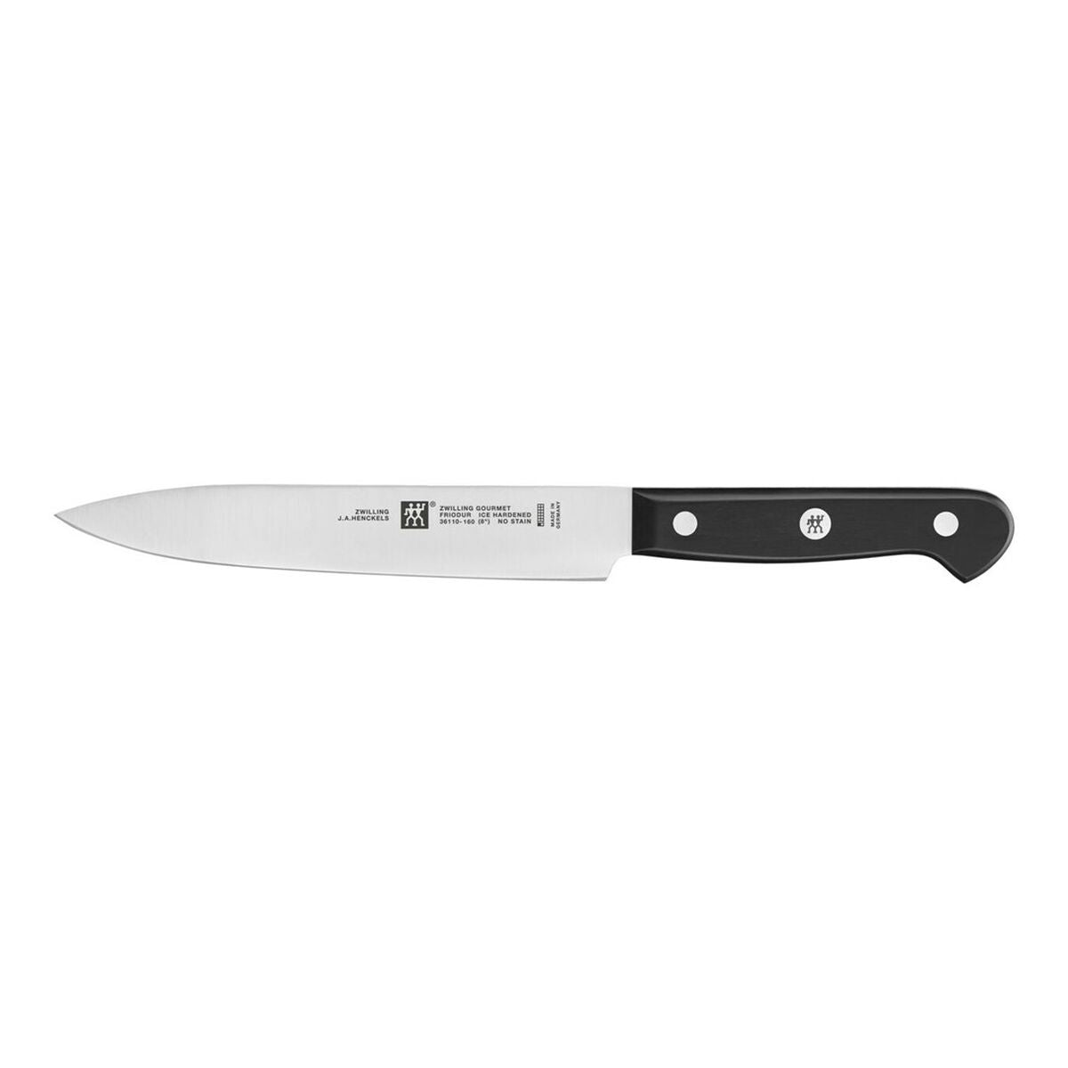 Messerset Zwilling 36130-003-0 Schwarz Kunststoff Geschmiedeter Stahl 20 cm 16 cm 10 cm (3 Stück)