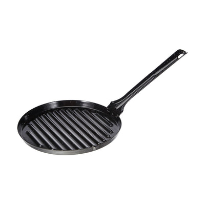 Vaello Grillpfanne aus emailliertem Edelstahl Ø 22 cm Schwarz