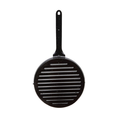 Vaello Grillpfanne aus emailliertem Edelstahl Ø 22 cm Schwarz