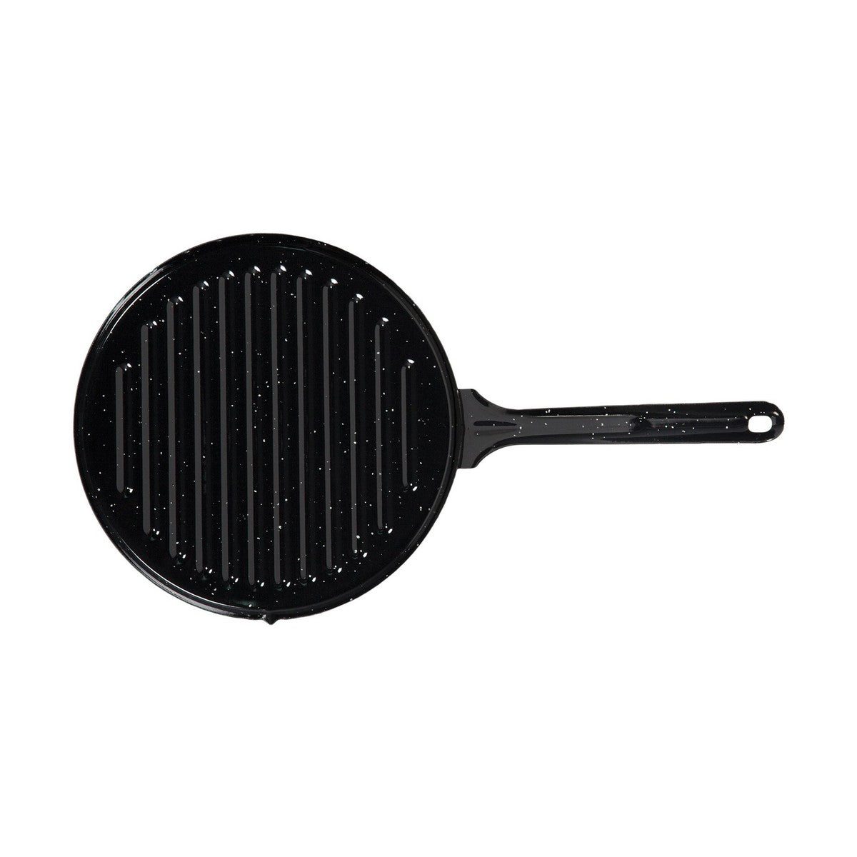 Vaello Grillpfanne emaillierter Edelstahl Ø 26 cm Schwarz