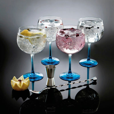 Luminarc Gin Cocktail-Set aus Edelstahl mit Gläser - 6-teilig