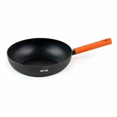 Quttin Wok Pfannen-Set "Gastro" - Schwarz/Orange