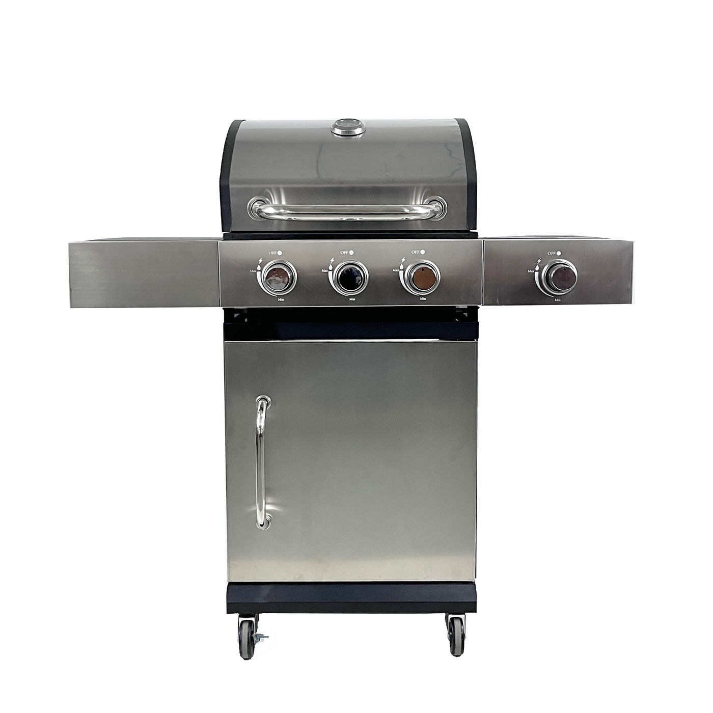 3 Brenner Gasgrill mit Seitenbrenner