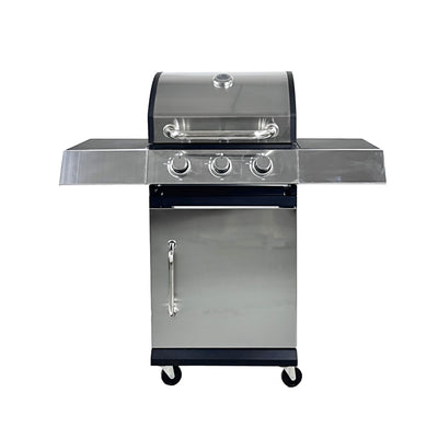 3 Brenner Gasgrill mit Seitenbrenner