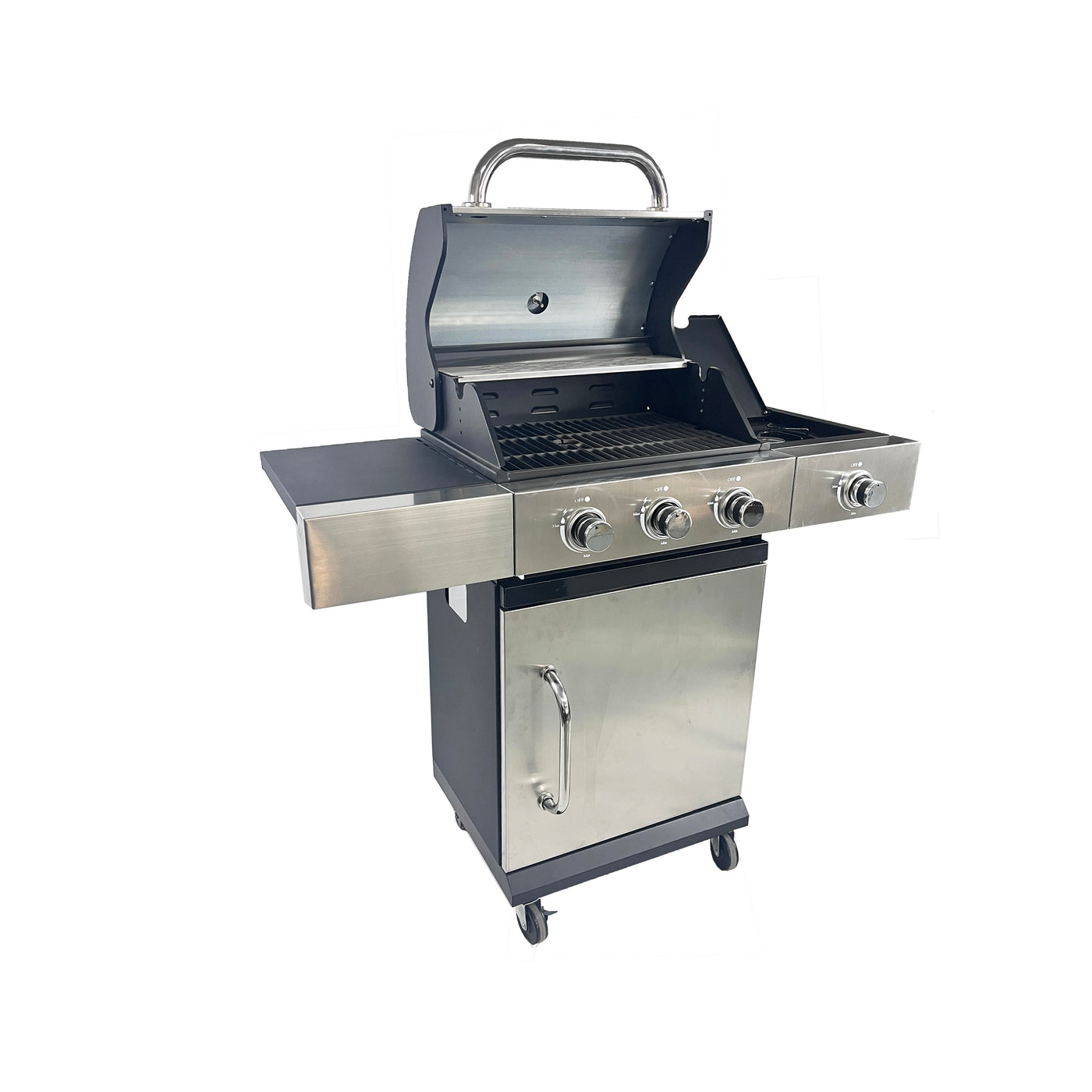 3 Brenner Gasgrill mit Seitenbrenner