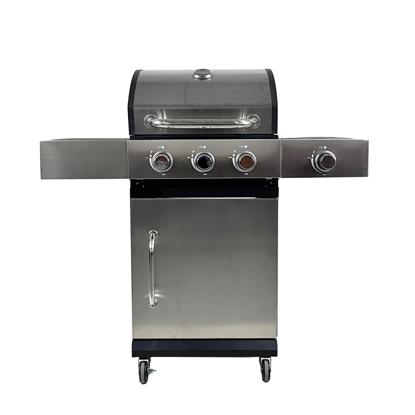 3 Brenner Gasgrill mit Seitenbrenner