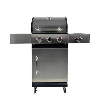 3 Brenner Gasgrill mit Seitenbrenner