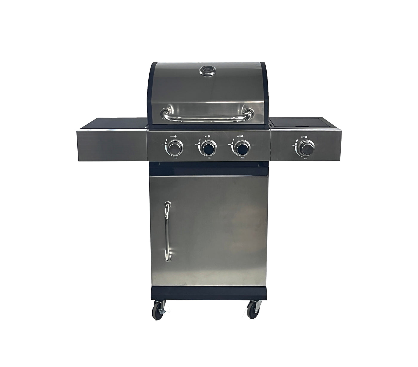 3 Brenner Gasgrill mit Seitenbrenner