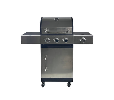 3 Brenner Gasgrill mit Seitenbrenner