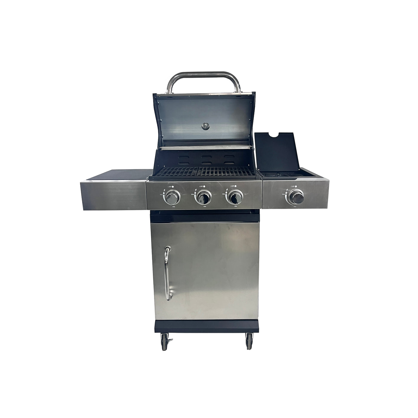 3 Brenner Gasgrill mit Seitenbrenner