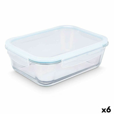 Lunchbox-Set Borosilikatglas 2,8 L (6 Stück)