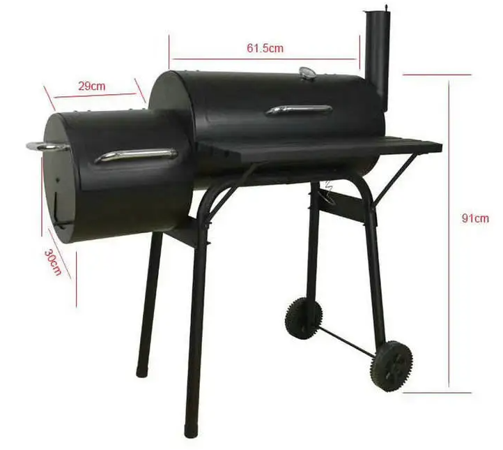 Grill mit Smoker