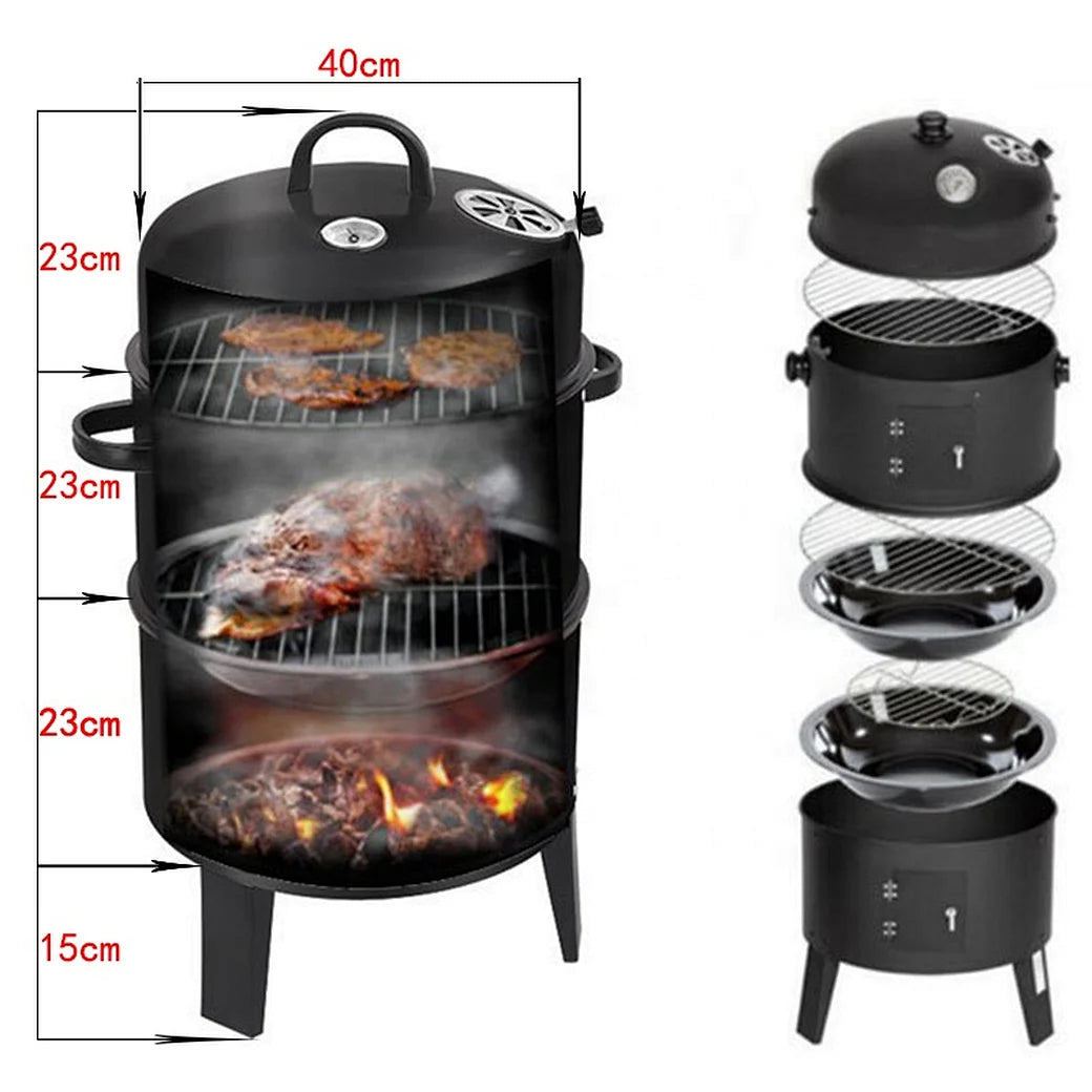 3 in 1 Grill, Smoker & Ofen